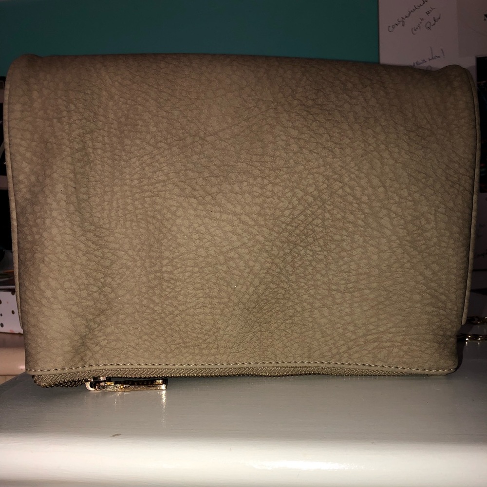Leather Camel cross body bag